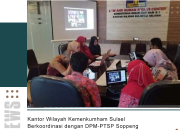 Kantor Wilayah Kemenkumham Sulsel Berkoordinasi dengan DPM-PTSP Soppeng untuk Mendorong Permohonan Hak Kekayaan Intelektual